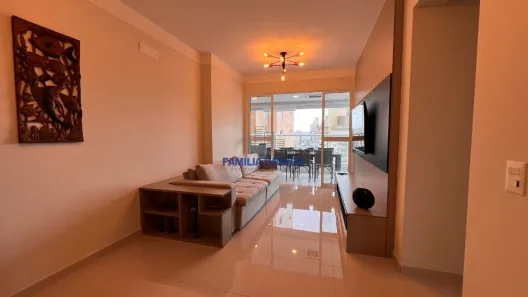 Apartamento com 3 Quartos para alugar, 105m² no Gonzaga, Santos