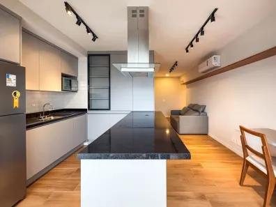 Apartamento com 1 Quarto para alugar, 49m² no Campo Belo, São Paulo