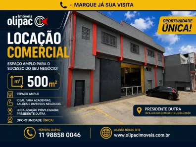 Galpão/Depósito/Armazém para alugar, 500m² no Jardim Presidente Dutra, Guarulhos
