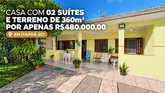 Casa com 2 Quartos à venda, 66m² no Itapema do Norte, Itapoá