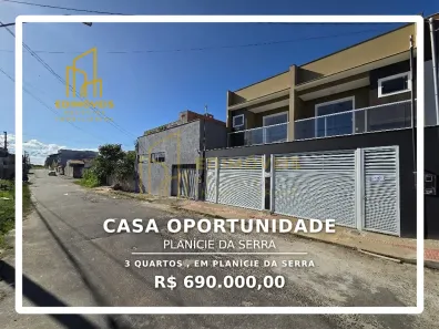 Casa com 3 Quartos à venda, 145m² no Planície da Serra, Serra