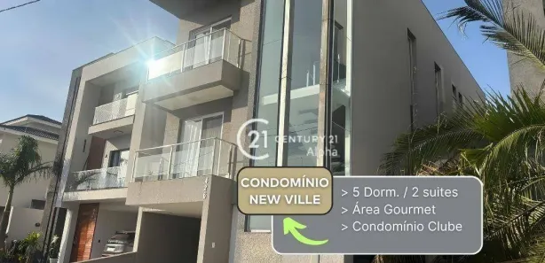 Casa de Condomínio com 5 Quartos à venda, 252m² no Suru, Santana de Parnaíba