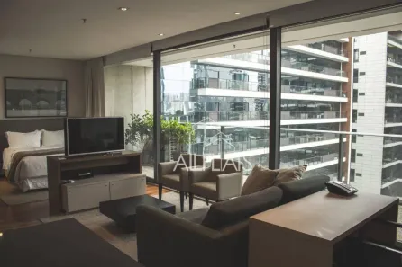 Flat com 1 Quarto para alugar, 62m² no Vila Olímpia, São Paulo