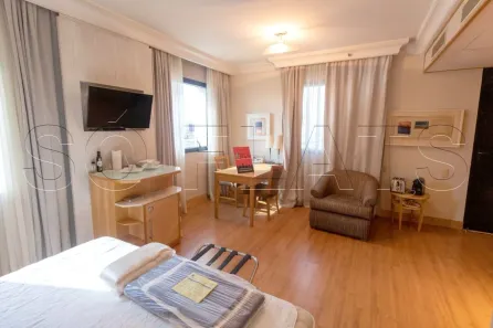 Flat com 1 Quarto para alugar, 32m² no Higienópolis, São Paulo