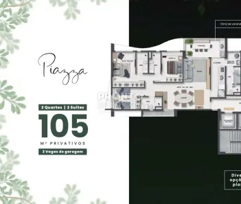 Apartamento com 3 Quartos à venda, 105m² no Parnamirim, Recife