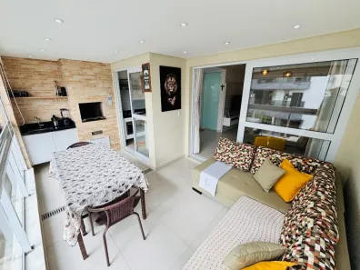 Apartamento com 2 Quartos à venda, 79m² no Loteamento João Batista Julião, Guarujá