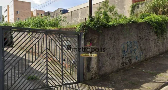 Lote/Terreno à venda, 500m² no Vila Palmares, Santo André