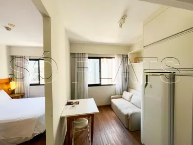 Flat com 1 Quarto à venda, 27m² no Indianópolis, São Paulo
