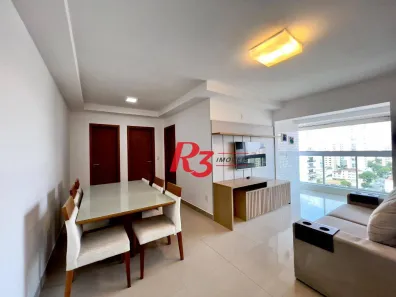 Apartamento com 2 Quartos para alugar, 68m² no Embaré, Santos