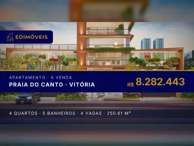 Apartamento com 4 Quartos à venda, 250m² no Praia do Canto, Vitória