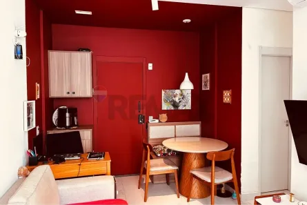 Apartamento com 1 Quarto para alugar, 54m² no Jardim Caravelas, São Paulo