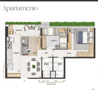 Apartamento com 2 Quartos à venda, 61m² no Barra Olímpica, Rio de Janeiro