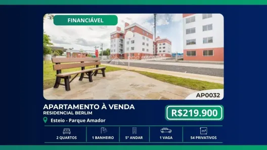 Apartamento com 2 Quartos à venda, 54m² no Parque Amador, Esteio