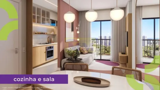Apartamento com 2 Quartos à venda, 40m² no Jardim Amélia, Pinhais