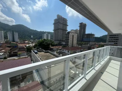 Apartamento com 2 Quartos para alugar, 70m² no Canto do Forte, Praia Grande