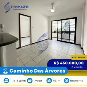 Apartamento com 1 Quarto à venda, 55m² no Caminho das Árvores, Salvador