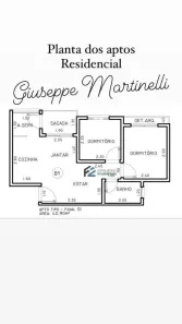 Apartamento com 2 Quartos à venda, 41m² no Vila Humaitá, Santo André