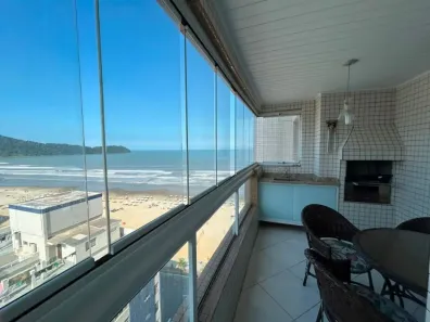 Apartamento com 3 Quartos para alugar, 143m² no Boqueirão, Praia Grande