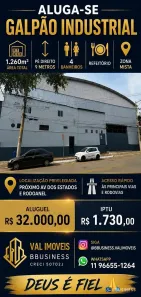 Galpão/Depósito/Armazém para alugar, 1170m² no Prosperidade, São Caetano do Sul