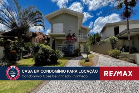 Casa de Condomínio com 5 Quartos para alugar, 322m² no Pinheirinho, Vinhedo