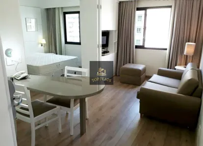 Flat com 1 Quarto para alugar, 30m² no Moema, São Paulo