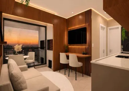 Apartamento com 1 Quarto à venda, 23m² no Novo Mundo, Curitiba