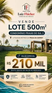 Lote/Terreno à venda, 500m² no Mosqueiro, Aracaju