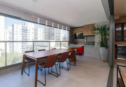 Apartamento com 3 Quartos para alugar, 150m² no Brooklin Paulista, São Paulo