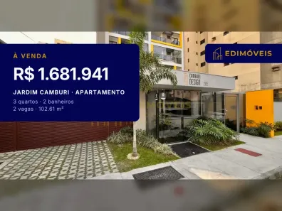 Apartamento com 3 Quartos à venda, 102m² no Jardim Camburi, Vitória