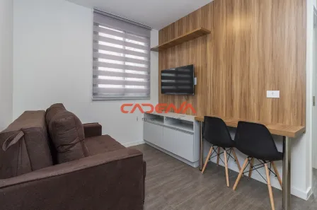 Apartamento com 1 Quarto para alugar, 25m² no Centro, Curitiba