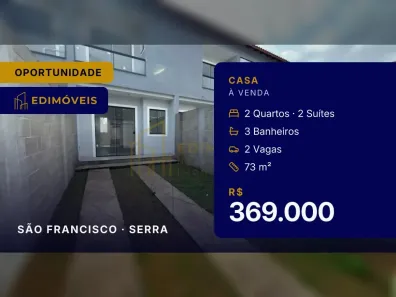 Casa com 2 Quartos à venda, 73m² no São Francisco, Serra