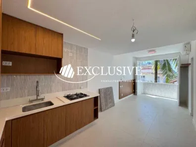 Apartamento com 1 Quarto para alugar, 27m² no Humaitá, Rio de Janeiro