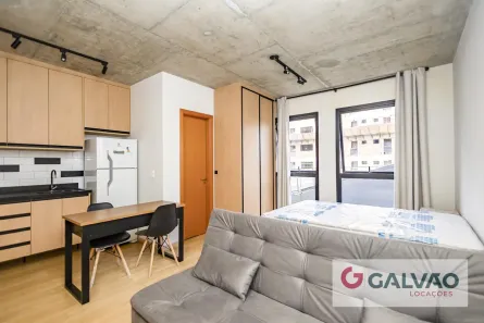 Apartamento com 1 Quarto para alugar, 25m² no São Francisco, Curitiba