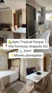 Apartamento com 2 Quartos à venda, 56m² no Batista, Anápolis