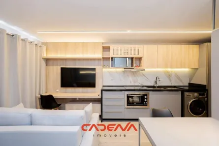 Apartamento com 1 Quarto para alugar, 26m² no Centro, Curitiba