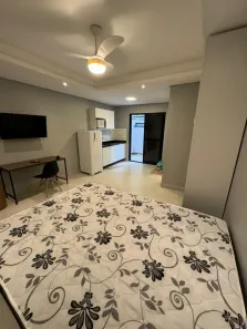 Apartamento com 1 Quarto para alugar, 34m² no Santo Amaro, São Paulo