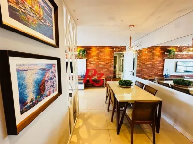 Apartamento com 4 Quartos à venda, 131m² no Embaré, Santos