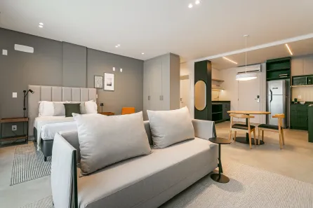 Apartamento com 1 Quarto para alugar, 54m² no Saco Grande, Florianópolis