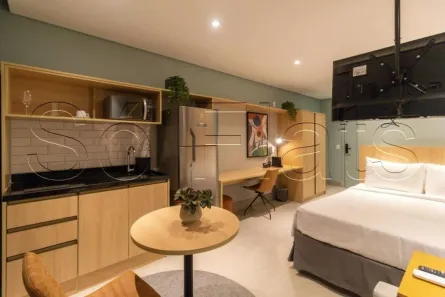 Flat com 1 Quarto para alugar, 28m² no Vila Mariana, São Paulo
