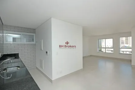 Apartamento com 1 Quarto para alugar, 48m² no Lourdes, Belo Horizonte