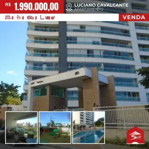 Apartamento com 4 Quartos à venda, 146m² no Engenheiro Luciano Cavalcante, Fortaleza