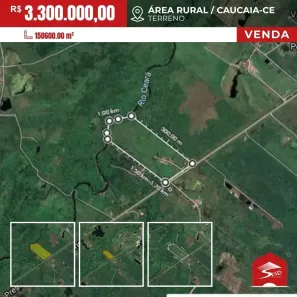 Lote/Terreno à venda, 150600m² no Mirambé, Caucaia