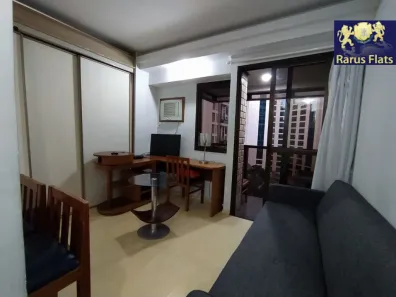 Flat com 1 Quarto para alugar, 37m² no Moema, São Paulo