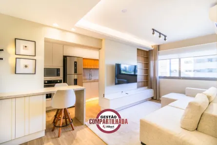 Apartamento com 1 Quarto para venda ou aluguel, 56m² no Chácara das Pedras, Porto Alegre
