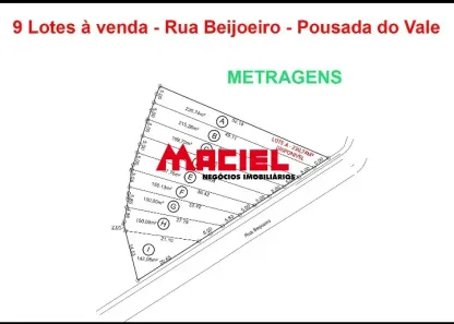Lote/Terreno à venda, 231m² no Chácaras Pousada do Vale, São José dos Campos