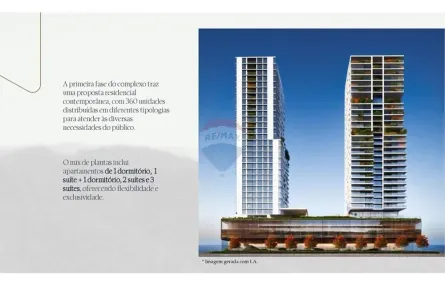 Apartamento com 2 Quartos à venda, 70m² no Praia Brava de Itajaí, Itajaí