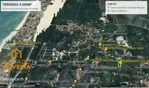 Lote/Terreno à venda, 5050m² no Lagoa do Banana, Caucaia