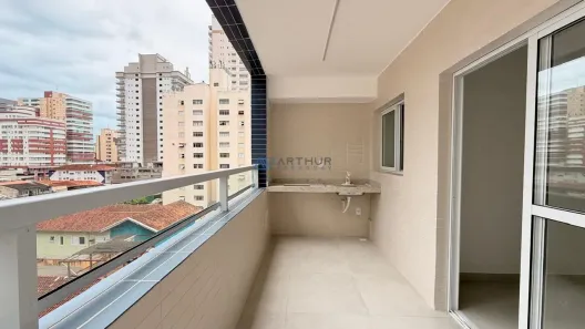 Apartamento com 2 Quartos à venda, 61m² no Guilhermina, Praia Grande