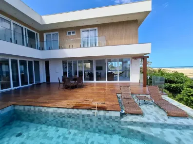 Casa de Condomínio com 6 Quartos para alugar, 386m² no Barra do Jacuípe (Monte Gordo), Camaçari