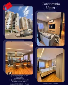 Apartamento com 2 Quartos para alugar, 78m² no Paiaguás, Cuiabá